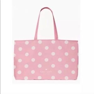 Kate Spade Large Canvas Shopper Tote